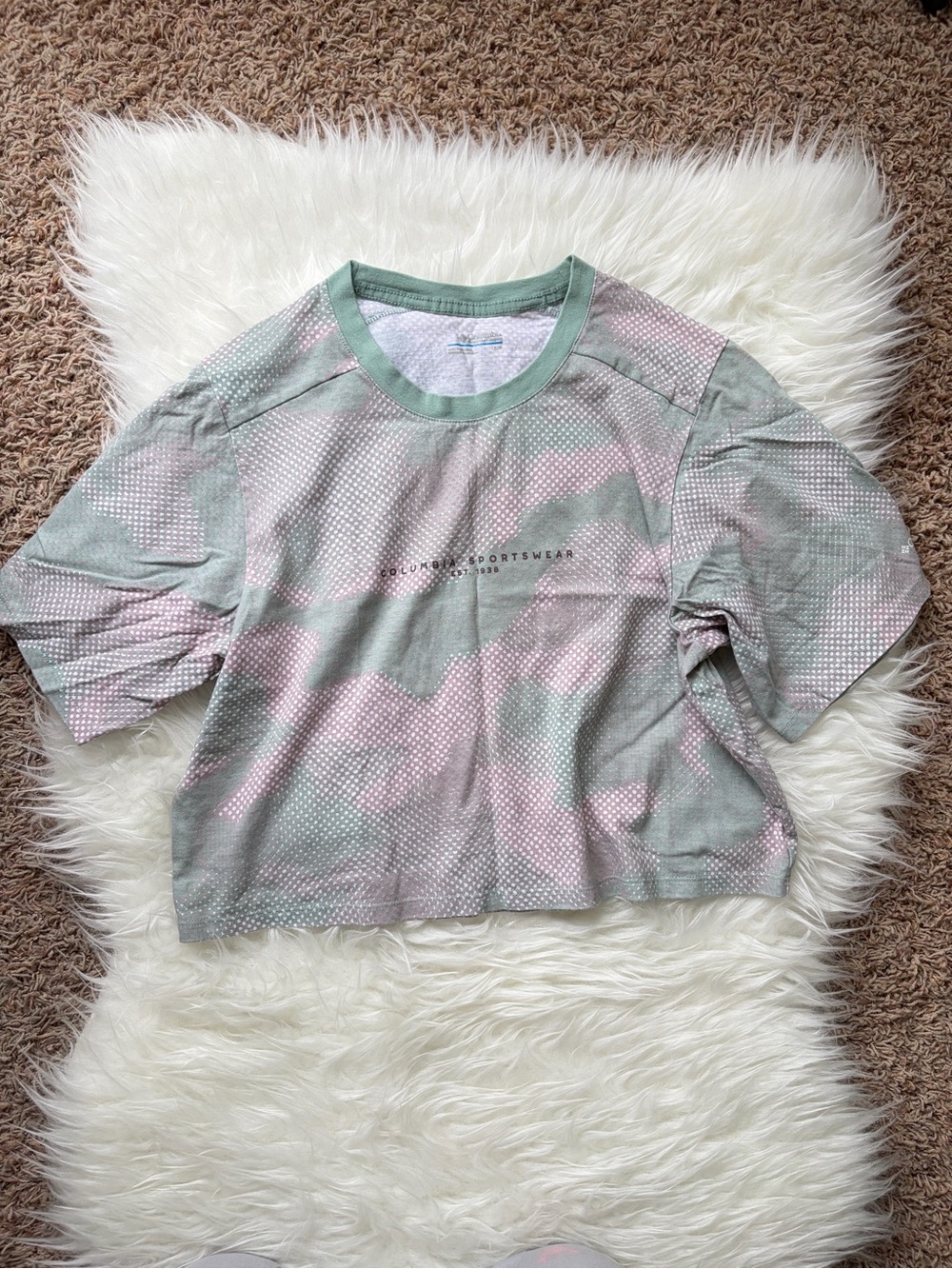 Columbia Womens Park Boxy T-Shirt size small